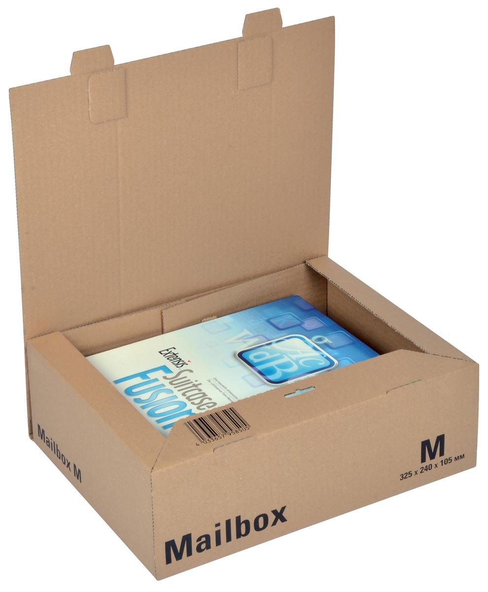 Colompac verzenddoos medium, ft 32,5 x 24 x 10,5 cm, bruin afbeelding