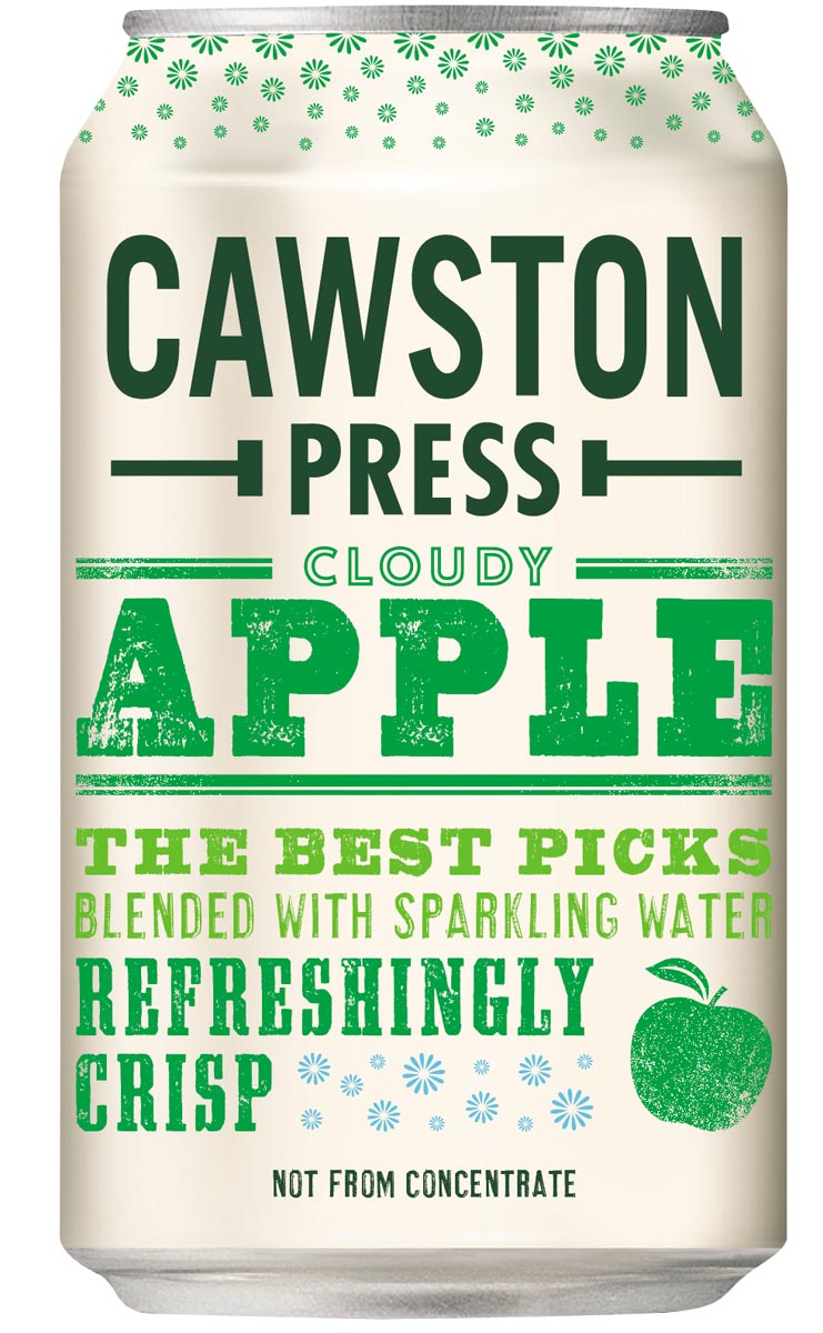 Cawston Press frisdrank Cloudy Apple blikje van 33 cl, pak van 6 x 4 Cawston Press frisdrank Cloudy Apple blikje van 33 cl, pak van 6 x 4