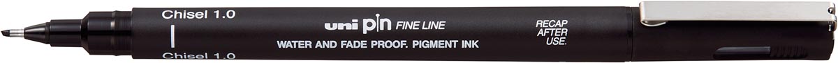 Fineliner - extra fine brush - Zwart - Uni Pin