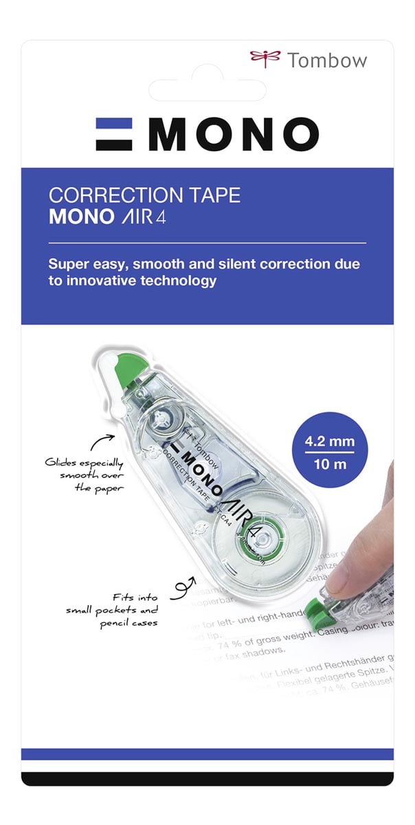 Tombow Correctieroller Mono Air, op blister