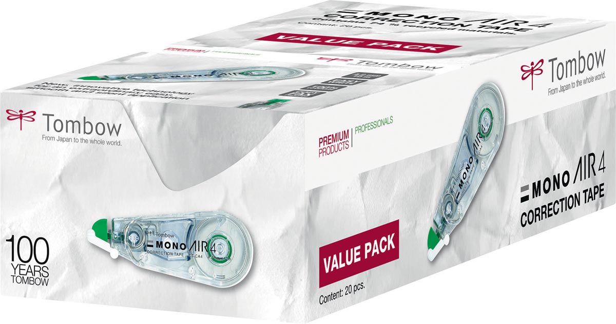 Tombow correctieroller Mono Air, doos 15 + 5 gratis afbeelding