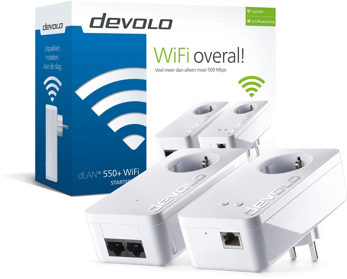 Devolo dLAN 550+ WiFi Starter Kit powerline