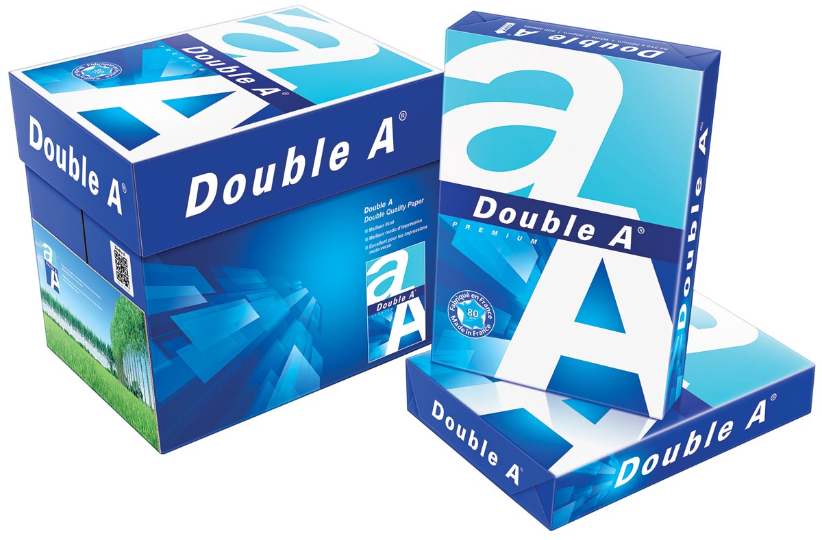Double A Premium printpapier ft A4, 80 g, pak van 500 vel