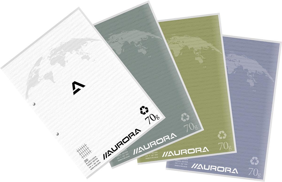 Aurora cursusblok A4 70G commercieel, 100 vel afbeelding