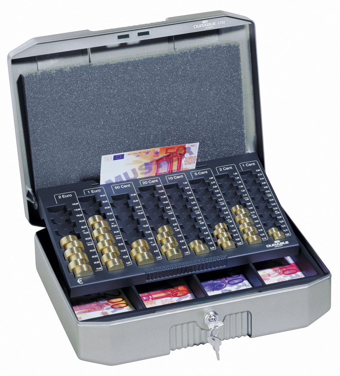 Durable geldtransportkoffer Euroboxx, ft 12 x 35,2 x 27,6 cm afbeelding