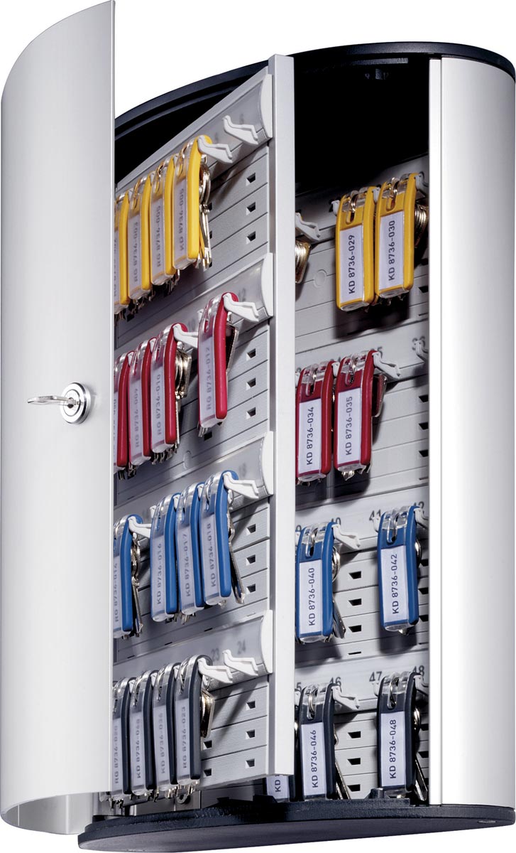 Durable sleutelkast Key Box, voor 48 sleutelhangers, ft 30,2 x 40 x 11,8 cm, grijs