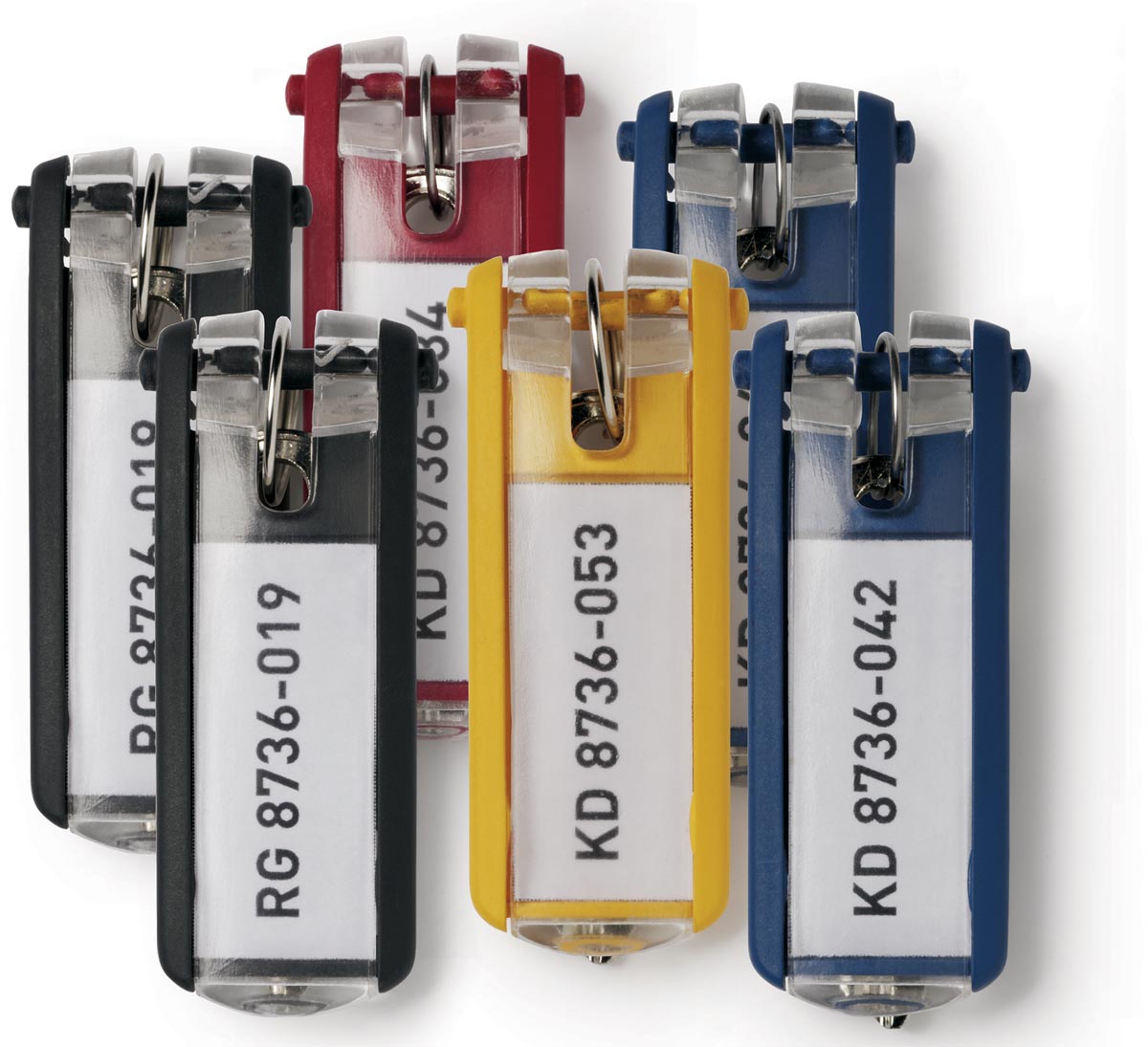 Durable sleutelhanger Key Clip, assortiment, pak van 6 stuks afbeelding