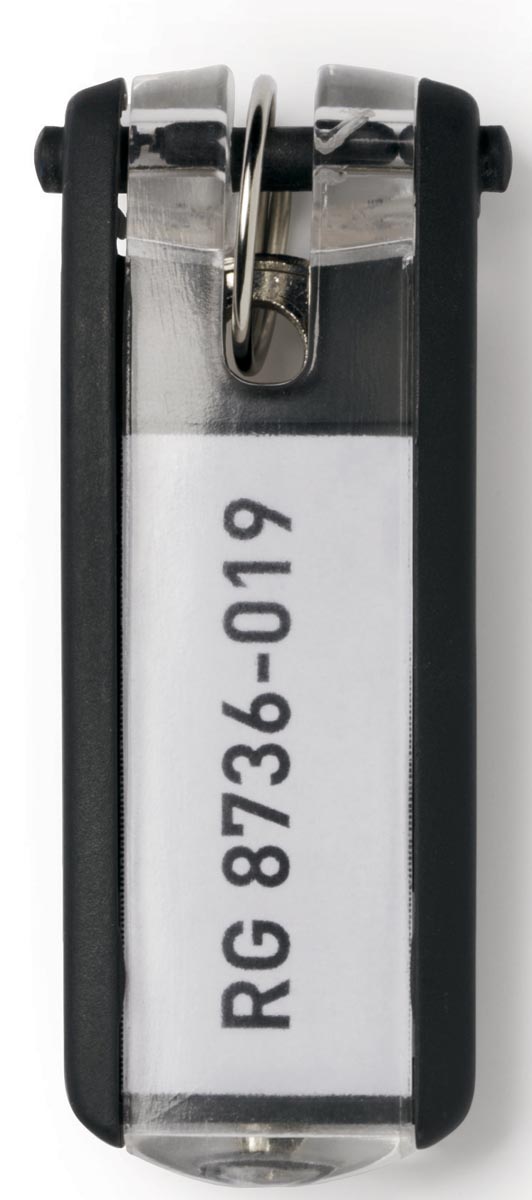 Durable sleutelhanger Key Clip, zwart, pak van 6 stuks afbeelding