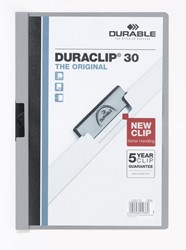 Lot De 5 Chemises à Clip Idena A4 Blanc – Rangement Sans Perforation – Idéal Classe, Bureau