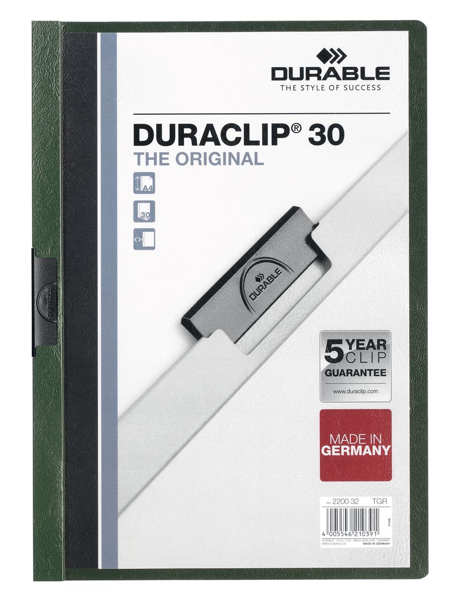 Durable klemmap Duraclip Original 30 petrol
