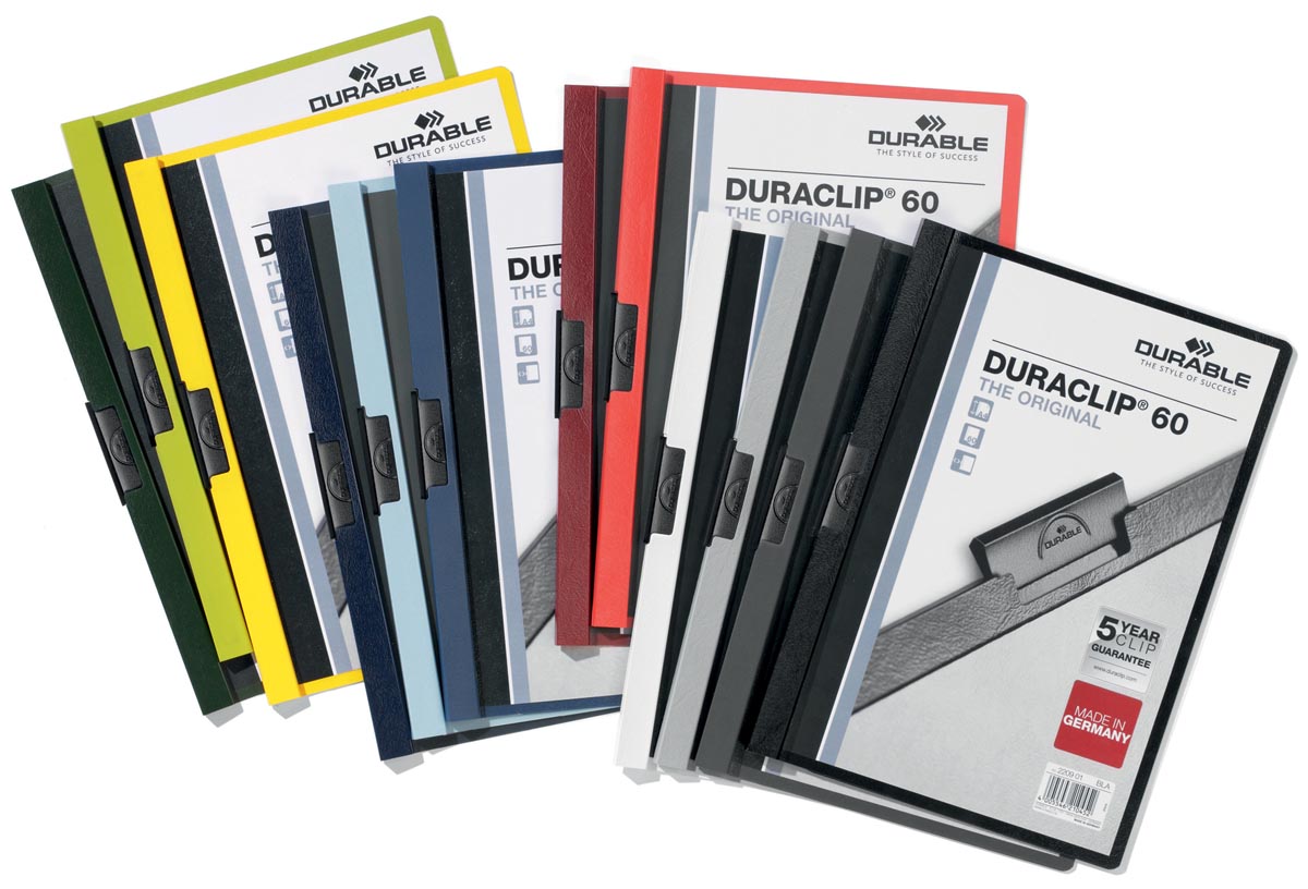 Durable Klemmap Duraclip Original 60 geassorteerde kleuren afbeelding