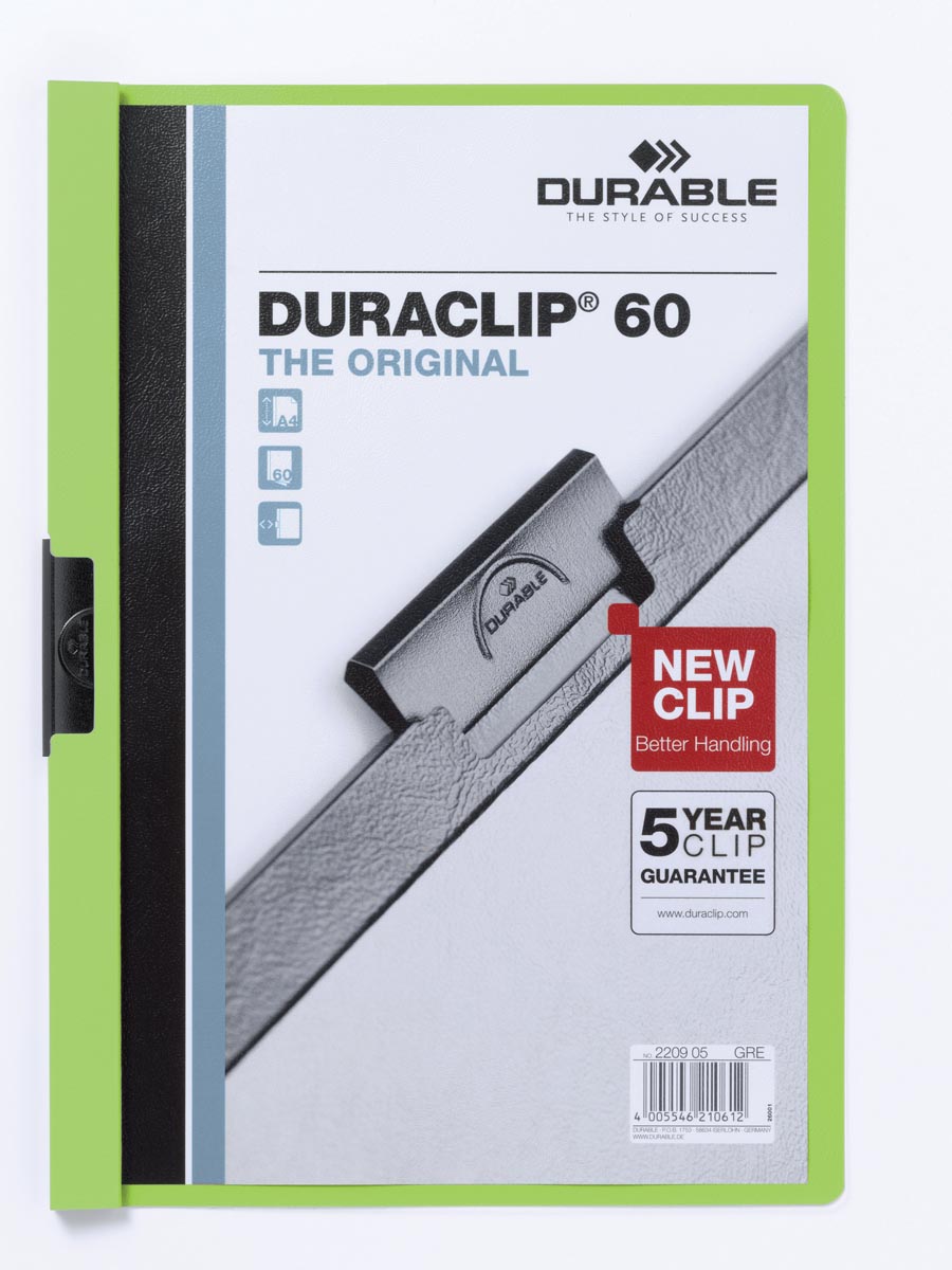 Durable Klemmap Duraclip Original 60 groen afbeelding