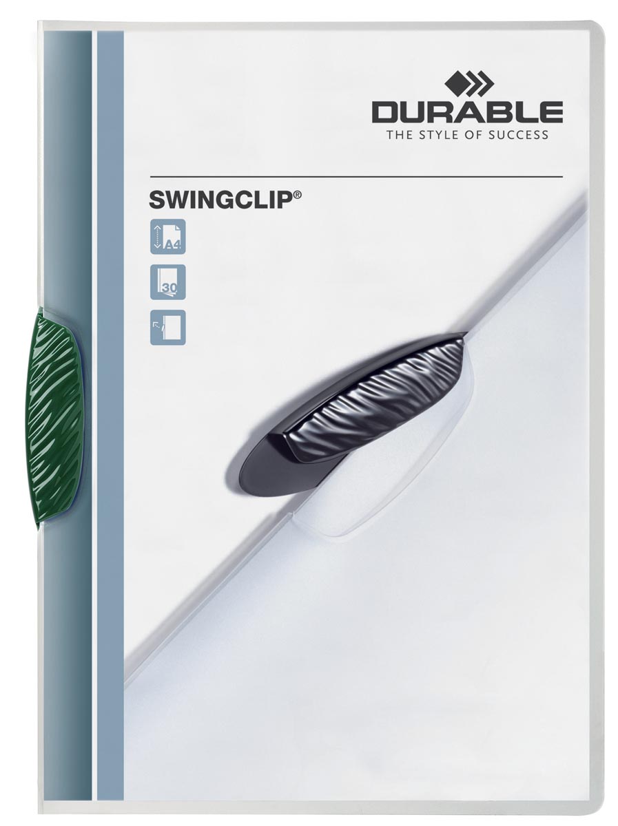 Durable klemmap Swingclip groen afbeelding