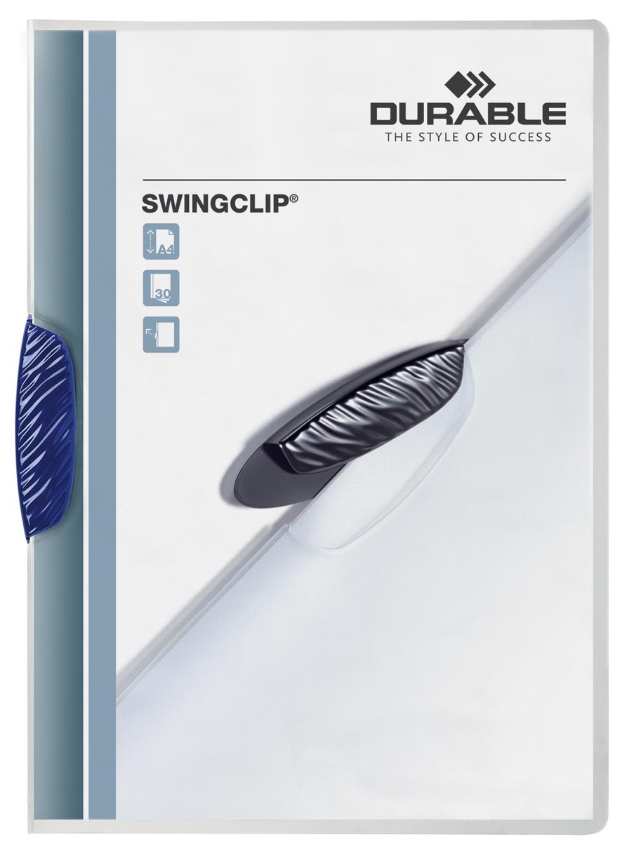 Durable klemmap Swingclip donkerblauw afbeelding