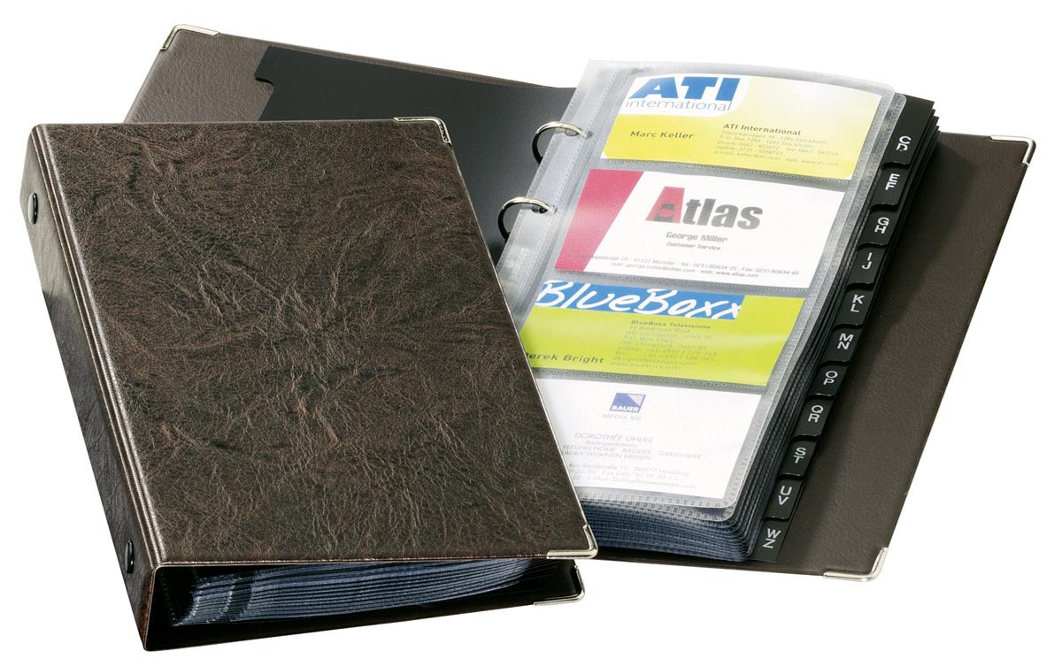 Durable Visitekaartenmap Visifix 2383 Bruin huismerk kopen in de aanbieding Durable Visitekaartenmap Visifix 2383 Bruin huismerk kopen in de aanbieding