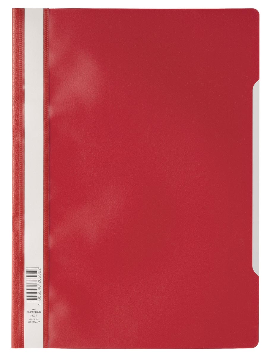 Durable snelhechtmap ft A4 rood Durable snelhechtmap ft A4 rood