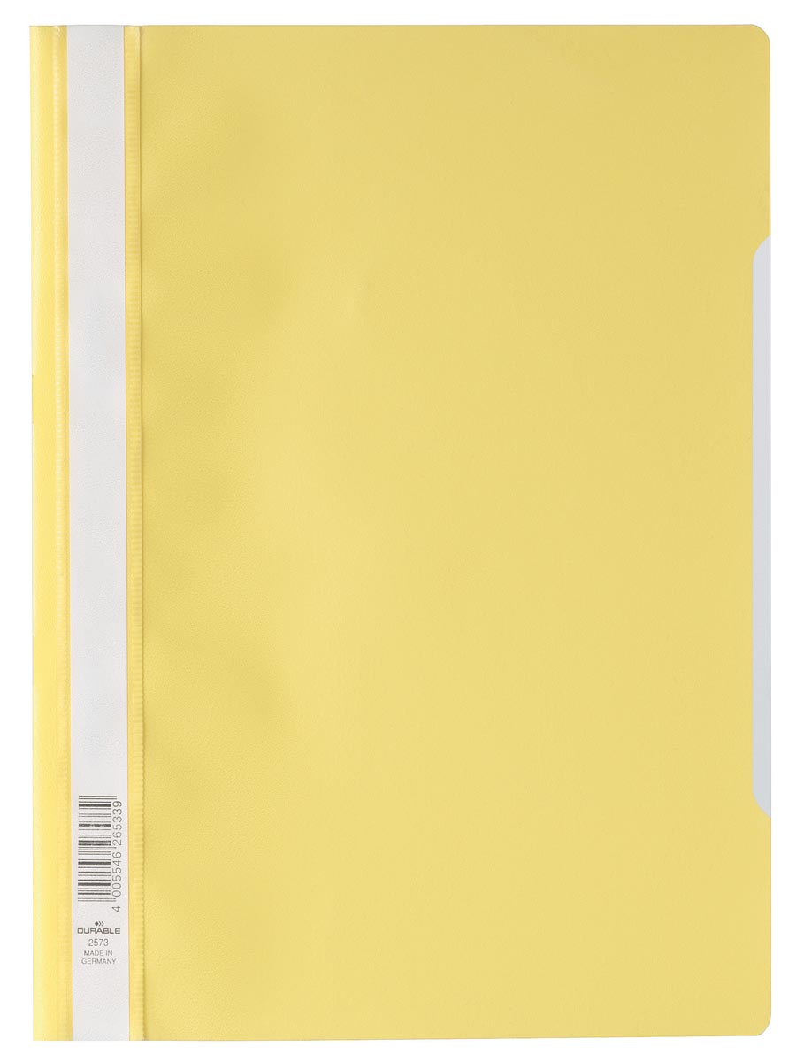Durable snelhechtmap ft A4 geel afbeelding