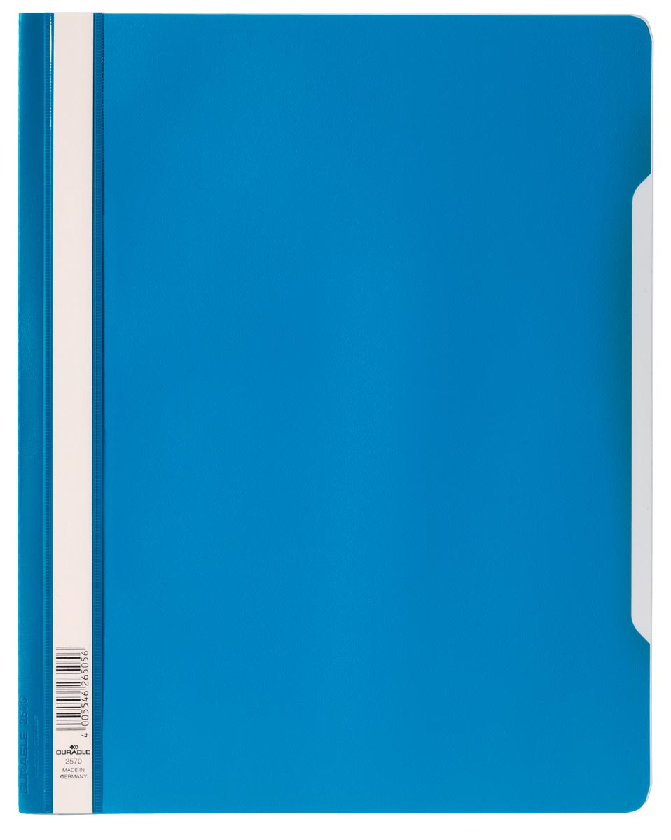 Durable snelhechtmap voor showtassen blauw afbeelding