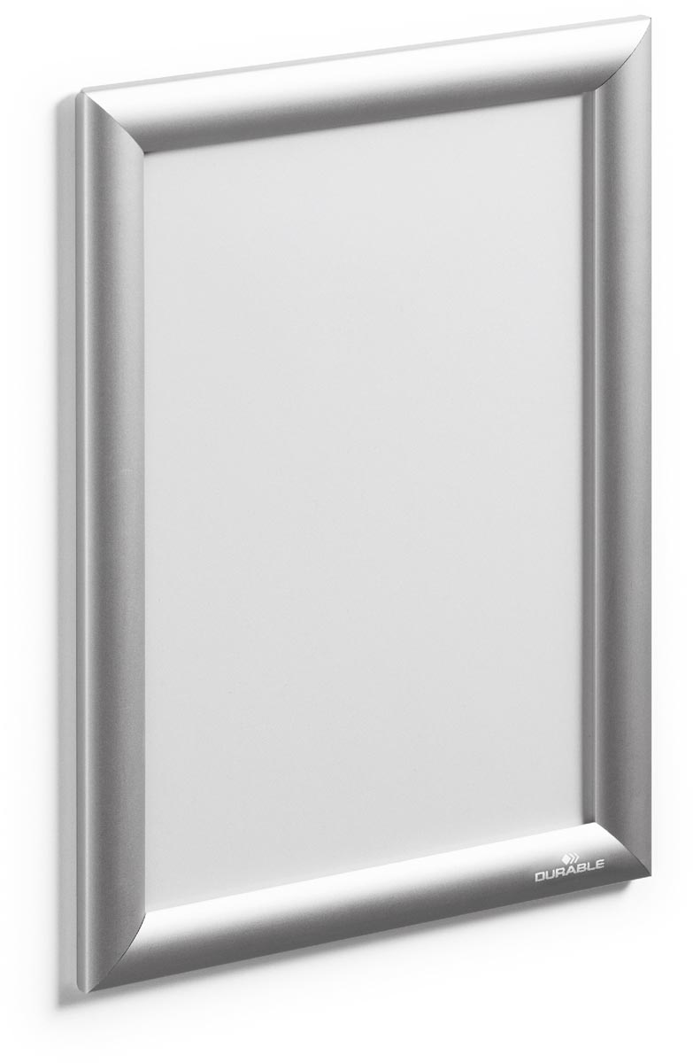 Durable clicklijst, uit aluminium, ft A4, zilver