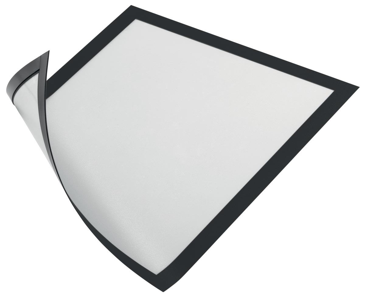 Durable Magnetisch kader, zwart, ft A4, pak van 5 stuks afbeelding