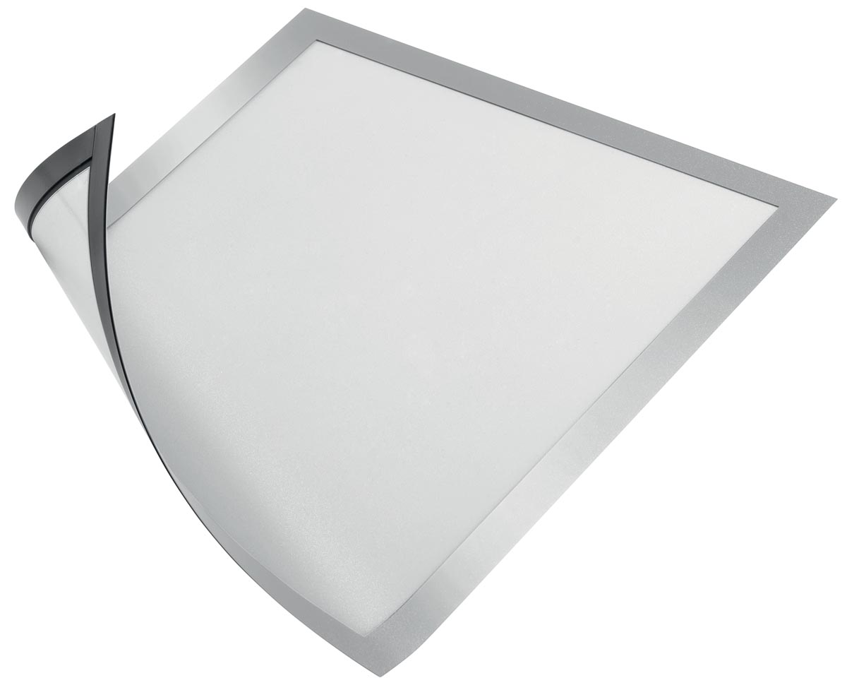 Durable Magnetisch kader, zilver, ft A4, pak van 5 stuks afbeelding