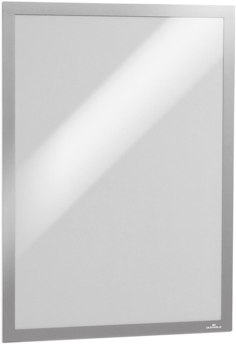 Durable Duraframe zelfklevend en flexibel kader ft A3, zilver, 2 stuks afbeelding