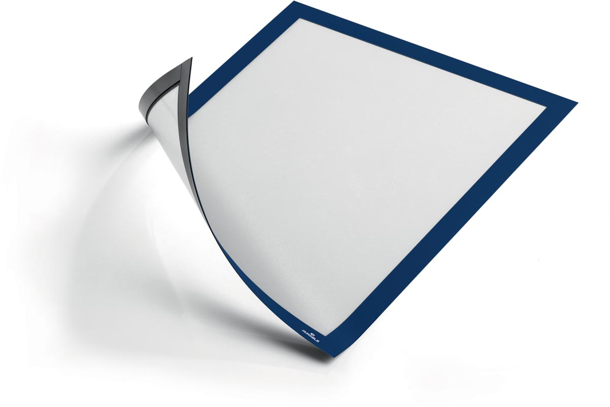 Durable Duraframe Magnetic A4 donkerblauw, in ophangbare etui