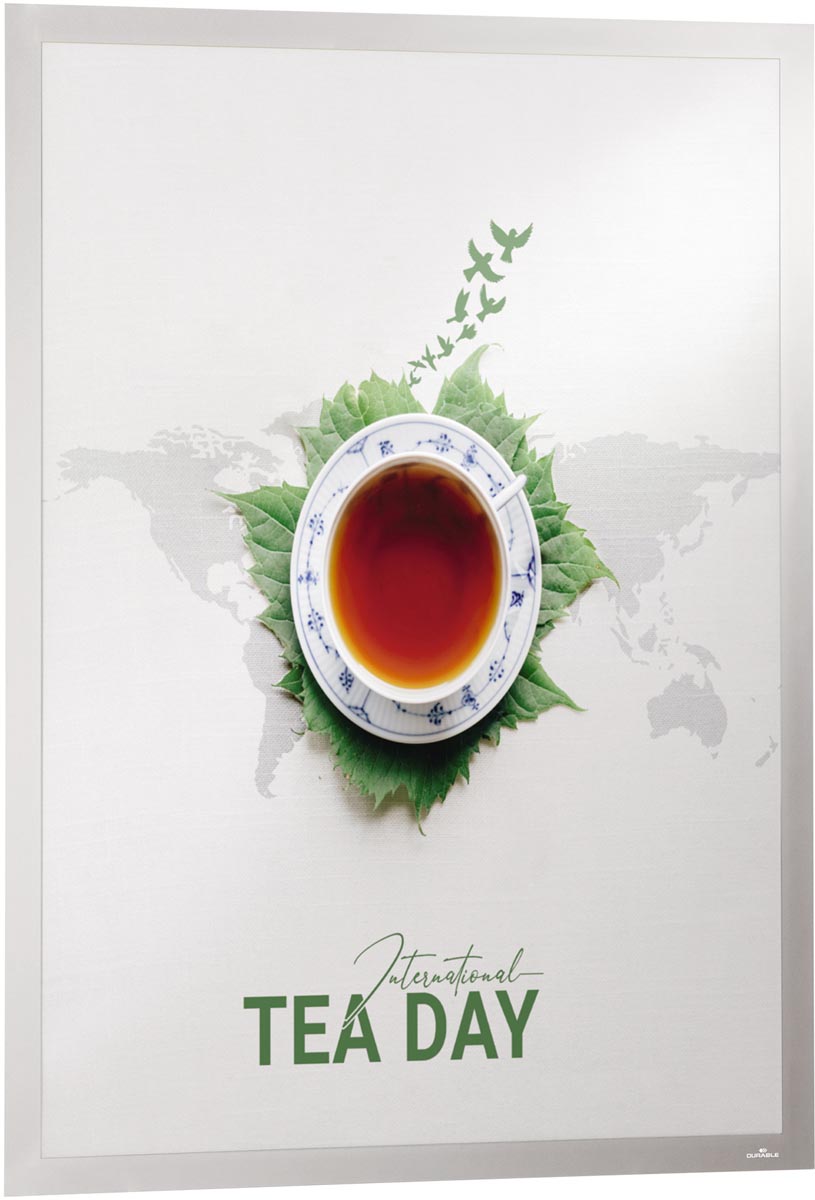 Durable Duraframe posterkader ft 50 x 70 cm, zilver Durable Duraframe posterkader ft 50 x 70 cm, zilver