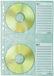 Durable pochette perforée pour CD/DVD