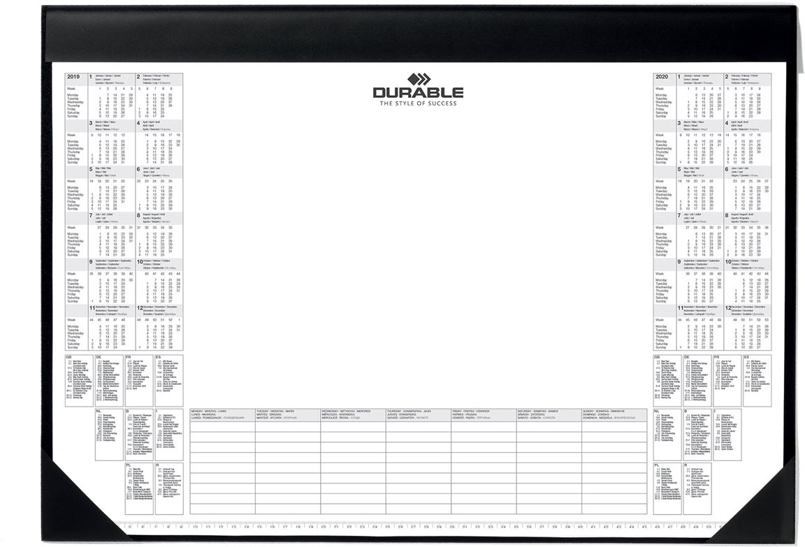 Sous Main Calendrier 2023 Durable Sous-Main Avec Calendrier 2022-2023 Bij Vindiq Office