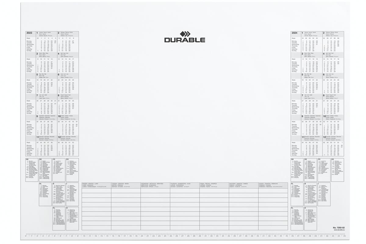 Durable kalenderblok 2025-2026 afbeelding