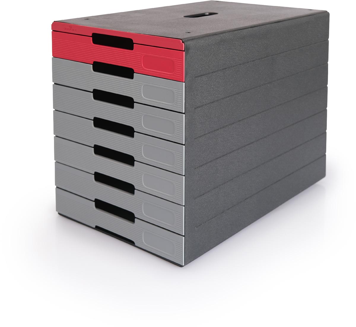 Durable ladenblok Idealbox Pro, 7 laden, rood afbeelding