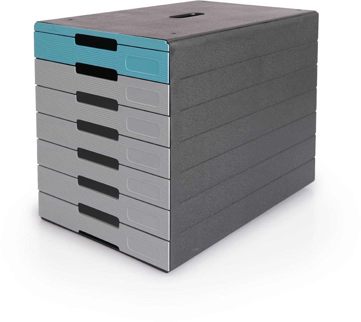 Durable ladenblok Idealbox Pro, 7 laden, blauw afbeelding