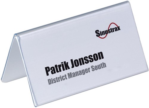 Durable - 2 Porte-noms Rigides - 61 X 150 Mm Pas Cher | Bureau Vallée