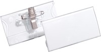 Durable badge met combiklem ft 40 x 75 cm, doos met 25 stuks