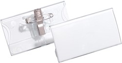 Durable badge avec clip combiné ft 40 x 75 cm, boîte de 25 pièces