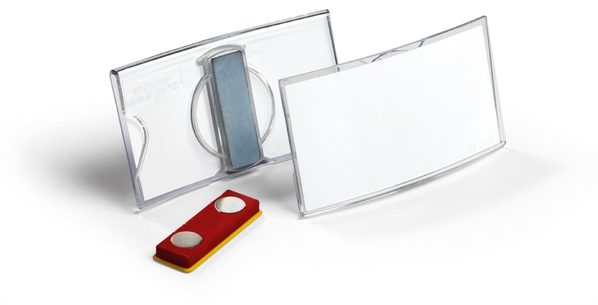 Durable badge met magneet ft 40 x 75 mm afbeelding