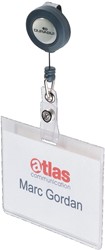 Durable badge avec enrouleur, 10 pièces