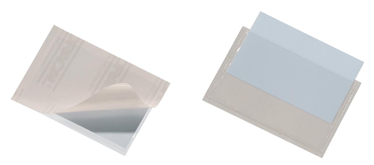 Durable Pocketfix doos van 100 stuks, binnenft 90 x 57 mm afbeelding