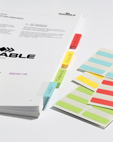 Durable Durable Quick Tab, geassorteerde kleuren, zakje met 48 stuks-2
