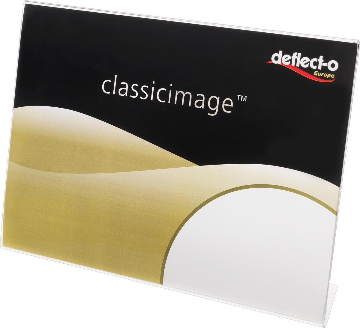 Deflecto folderhouder L-voet landscape, ft A5 afbeelding