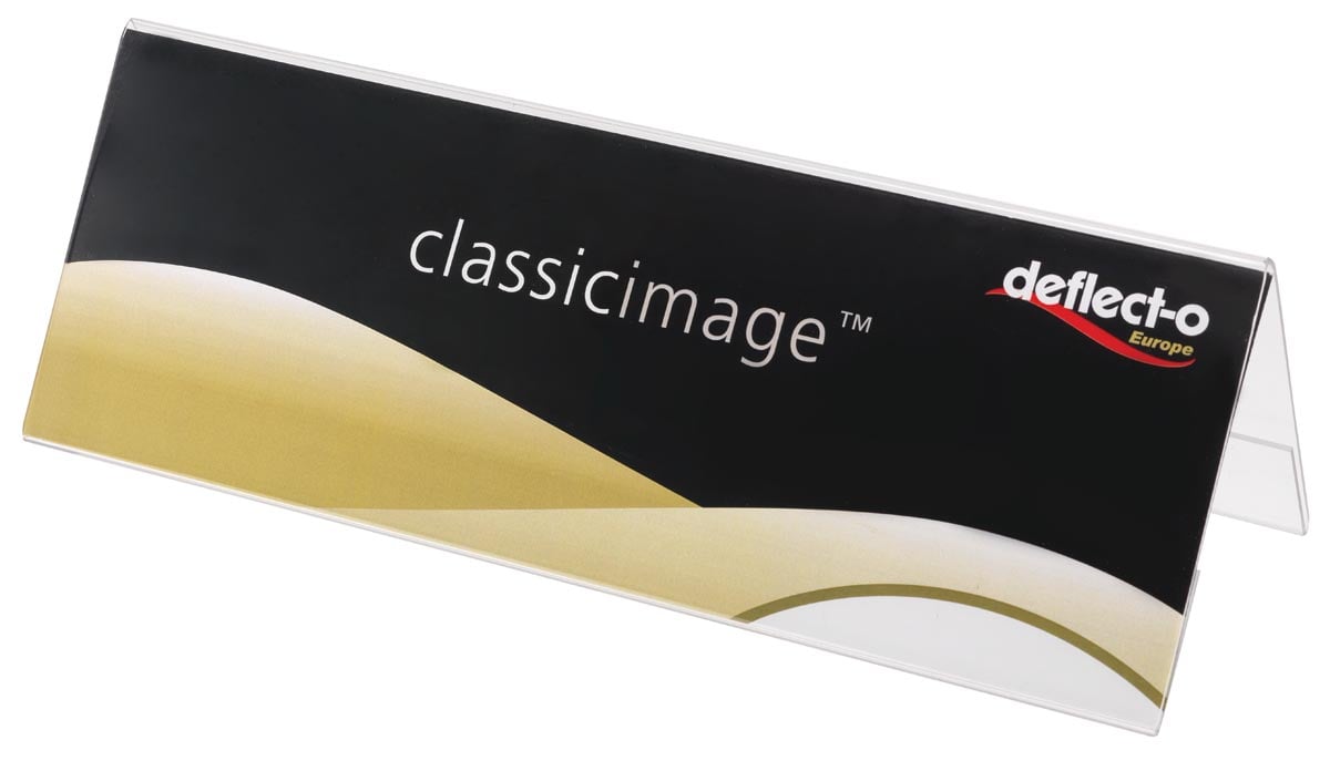 Deflecto tafelnaambord voor ft A4 afbeelding