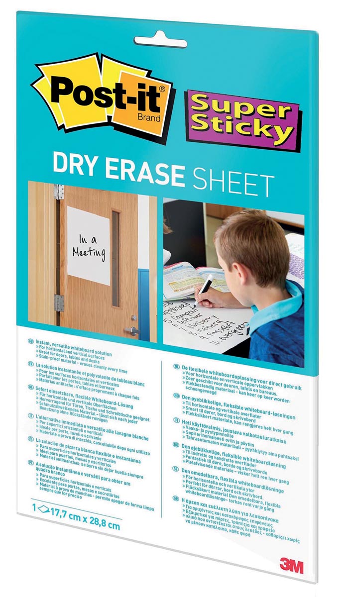 Post It Super Sticky Dry Erase Whiteboardvel Ft 279 X 39 Cm Pak Met 15 Vellen huismerk kopen in de aanbieding Post It Super Sticky Dry Erase Whiteboardvel Ft 279 X 39 Cm Pak Met 15 Vellen huismerk kopen in de aanbieding