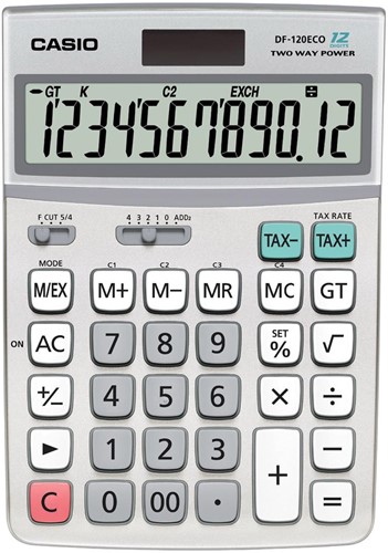 Casio bureaurekenmachine DF-120 ECO