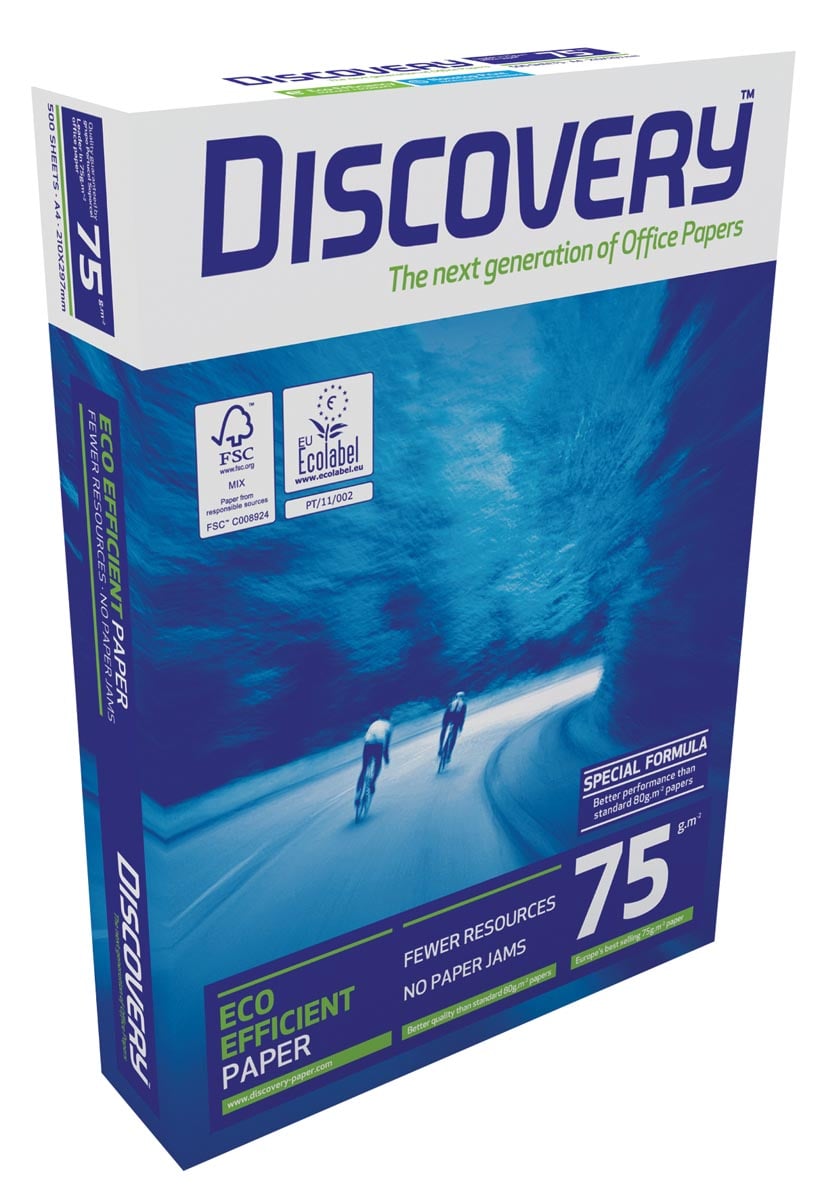 Discovery Kopieerpapier Ft A4 75 G Pak Van 500 Vel huismerk kopen in de aanbieding