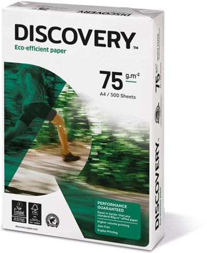 Discovery kopieerpapier ft A4, 75 g, pak van 500 vel