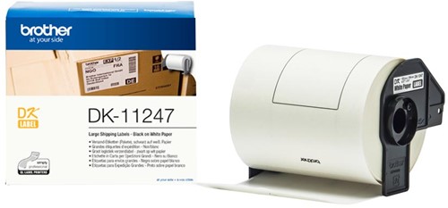 Brother etiketten voor QL, ft 103 x 164 mm, pak van 108 etiketten