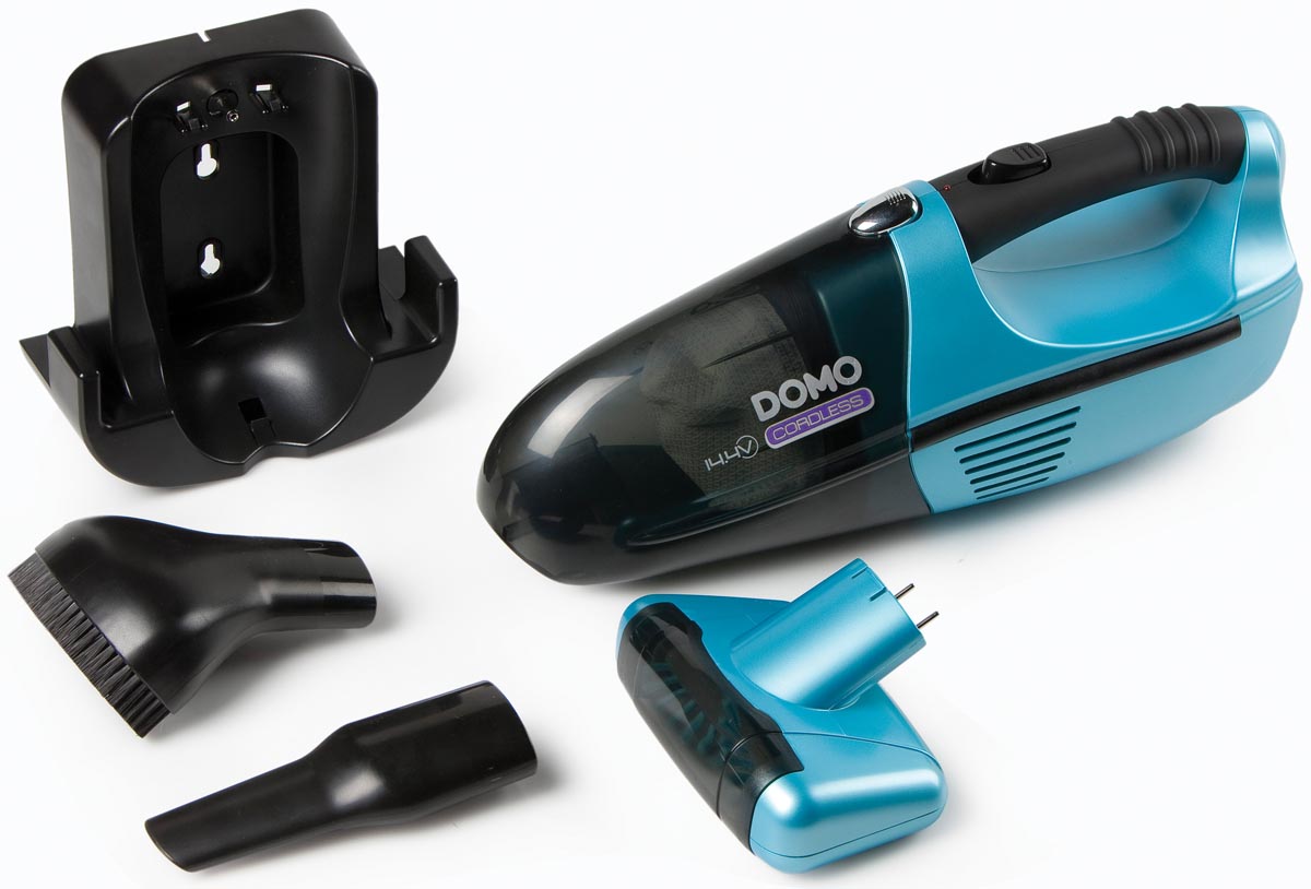 Domo kruimeldief met oplaadbare batterij, 14,4 V, blauw Domo kruimeldief met oplaadbare batterij, 14,4 V, blauw