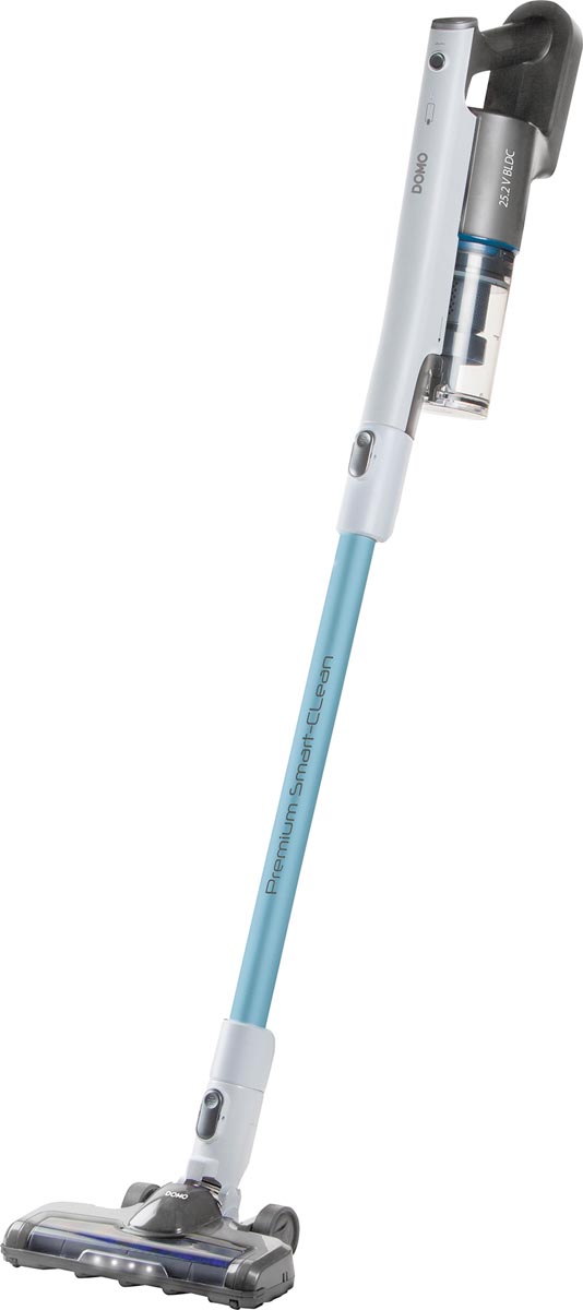 Domo steelstofzuiger 2 in 1 met oplaadbare batterij, 25,2 V, blauw Domo steelstofzuiger 2 in 1 met oplaadbare batterij, 25,2 V, blauw
