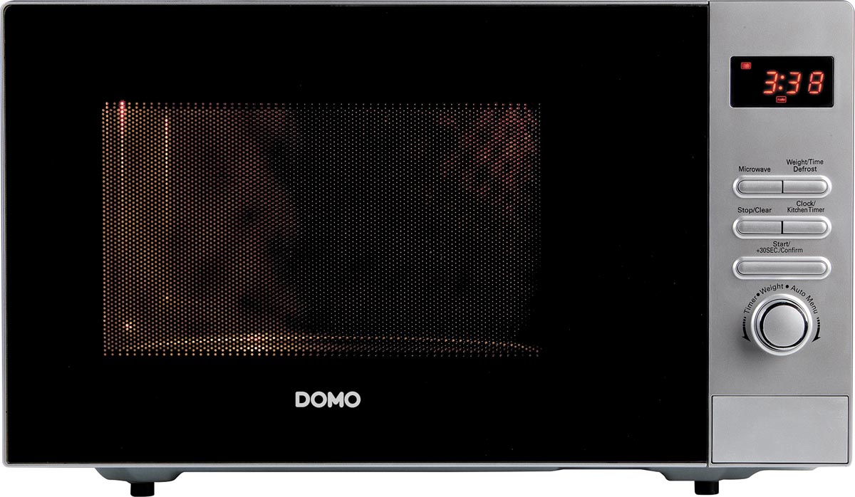 Domo microgolfoven, 27 cm, 23 l, zilver Domo microgolfoven, 27 cm, 23 l, zilver